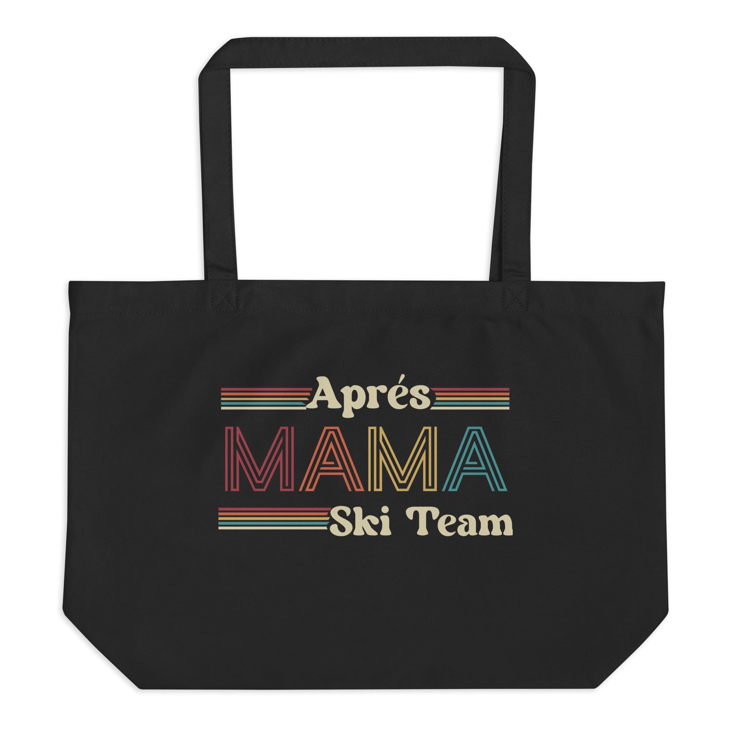Large Aprés Ski Team organic tote bag