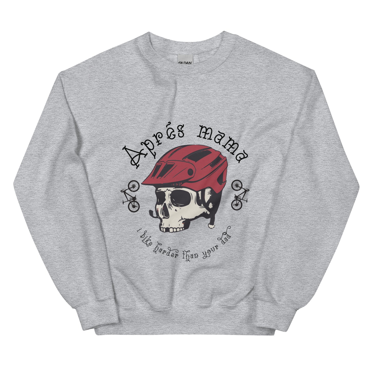 Apres Skull bike Crewneck