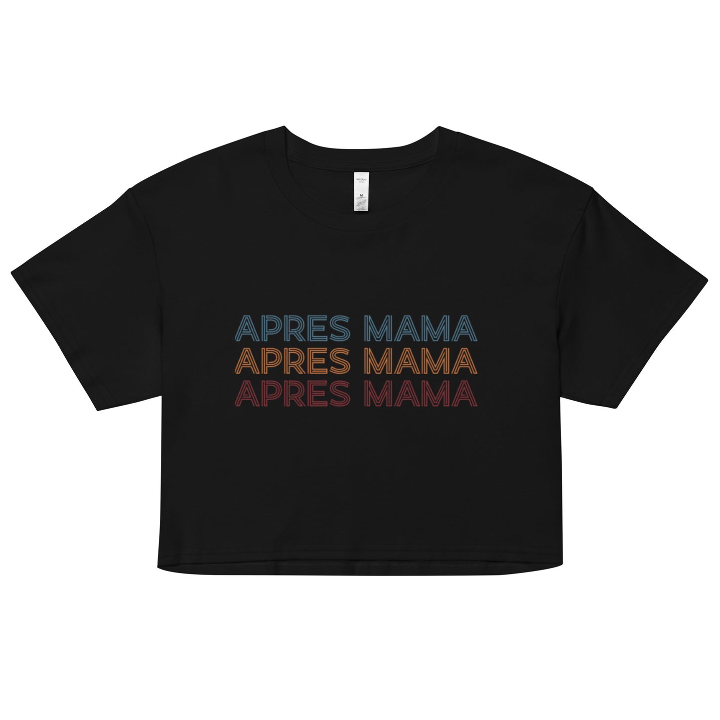 The OG Aprés Mama crop top