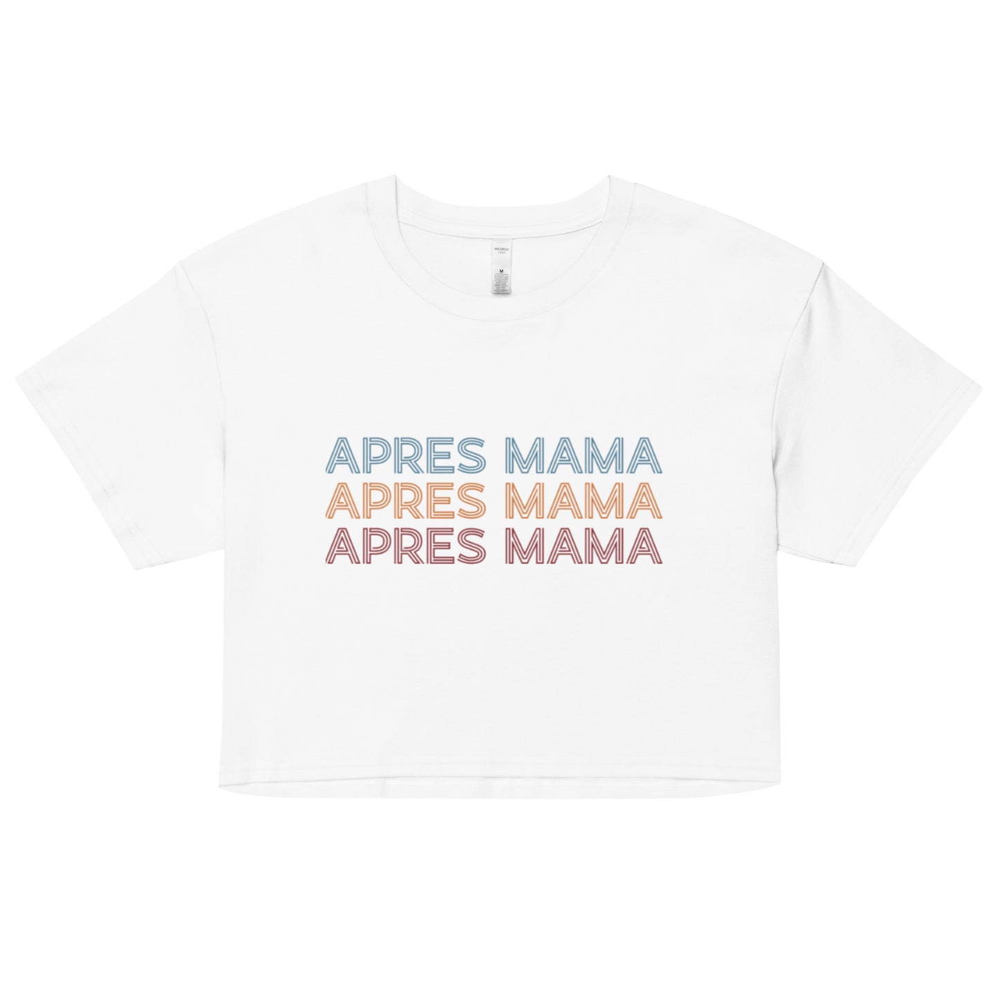 The OG Aprés Mama crop top