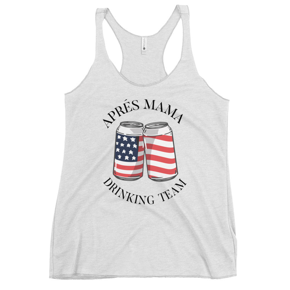 Apres mama Drinking Team Women's Racerback Tank