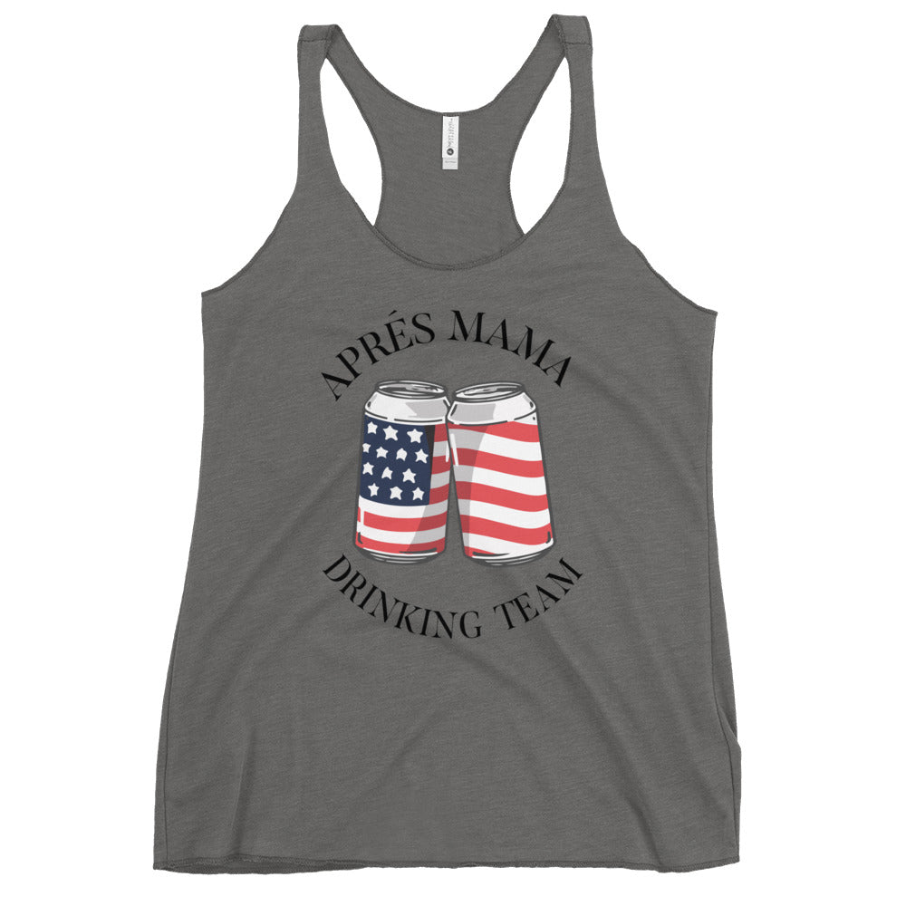 Apres mama Drinking Team Women's Racerback Tank