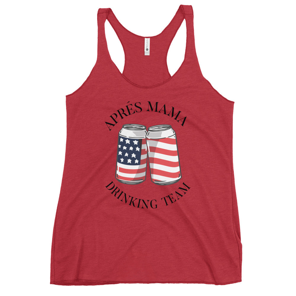Apres mama Drinking Team Women's Racerback Tank